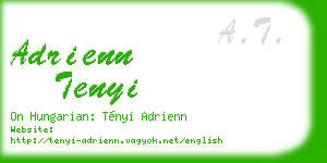 adrienn tenyi business card