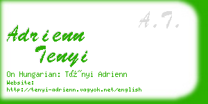 adrienn tenyi business card